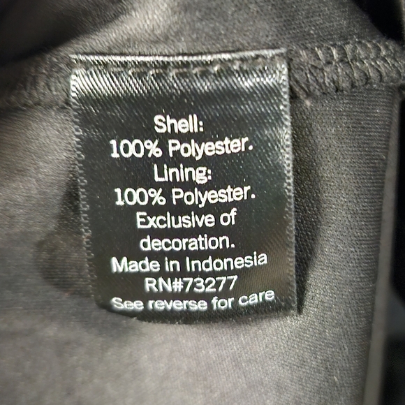 Simply Vera Vera Wang Ruffle Hem Shimmering Dress - Size M - Picture 6 of 8